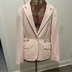 New York & Company Light Pink Blazer